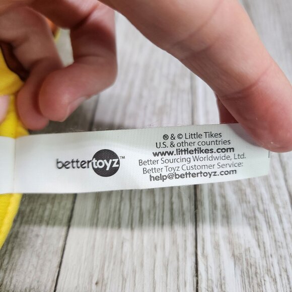 Little Tikes Hand Puppet Giraffe Plush Stuffed Animal Toy Yellow 8'' Tall - Picture 4 of 7